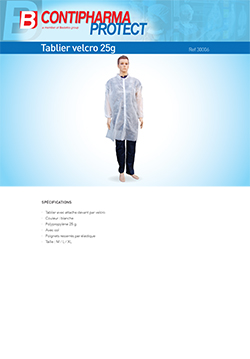Tablier velcro 25g